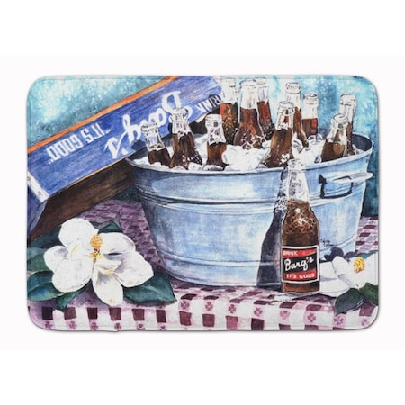 Carolines Treasures Barqs and Old Washtub Machine Washable Memory Foam Mat 1003RUG
